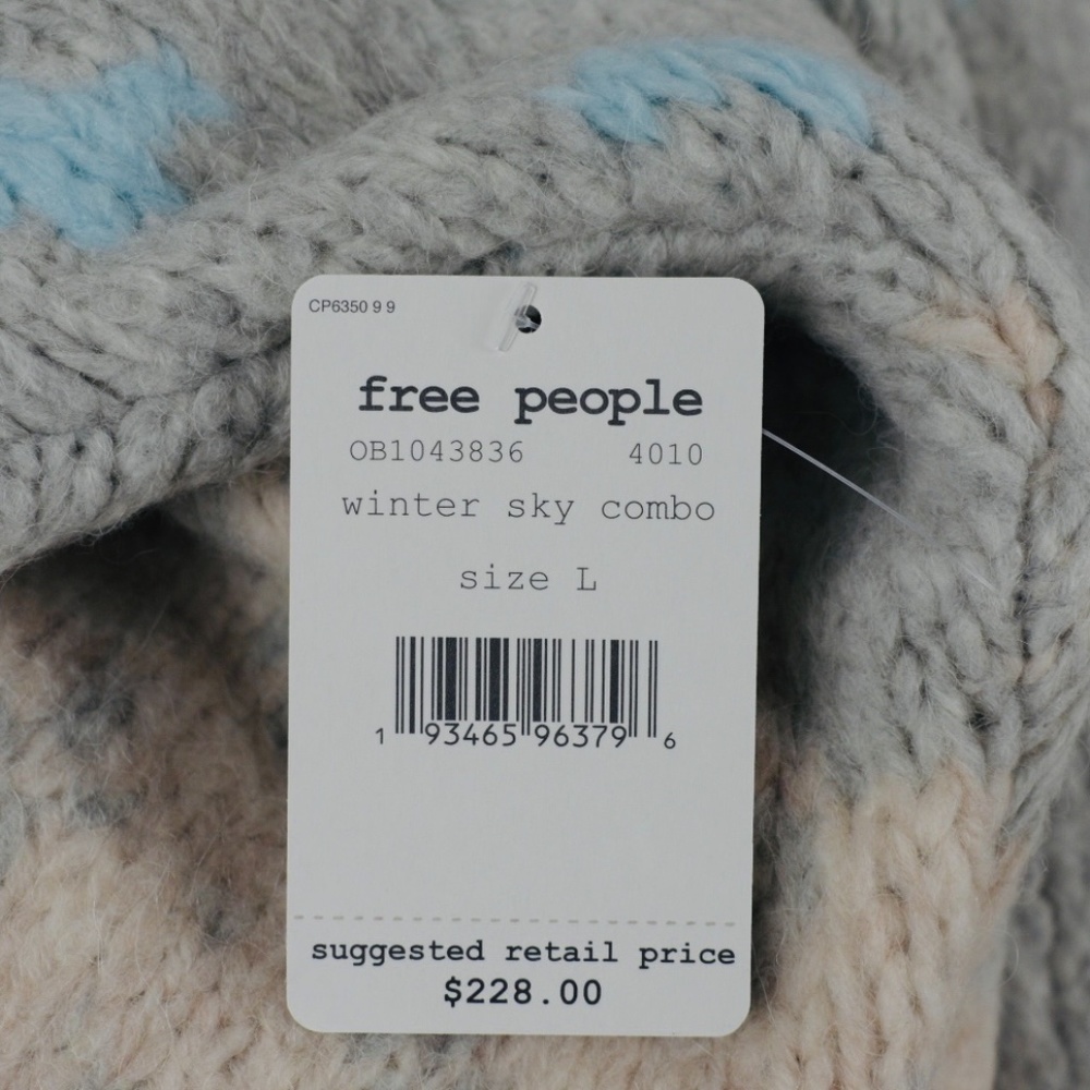 Free People Winter Sky Wonderland Cardigan Sweater - Picture 12 of 15